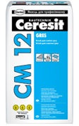 CM 12. Клей для плитки «Gres» (производство РБ)