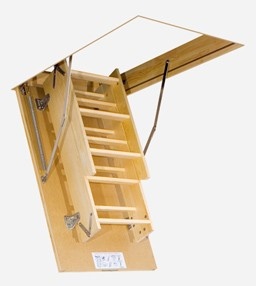Чердачная лестница LWS Smart. Размер коробки 60*130.Высота помещения 3,05 м.