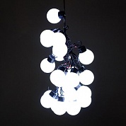 Световая гирлянда «Шарики большие» LED LSB-7013. Цвет холодный белый. Длина: 10 м. D шарика 48 мм