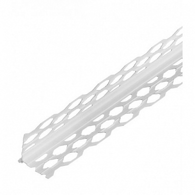 Уголок ПВХ для мокрых штукатурок, 2,5 м