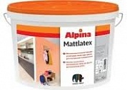 Alpina MATTLATEX 15л, белая матовая, РБ