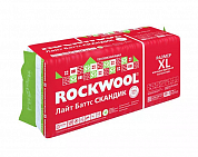 Утеплитель Rockwool Лайт Баттс СКАНДИК XL 100мм(4.32м2, 0.432м3) Базальтовый утеплитель из каменной ваты