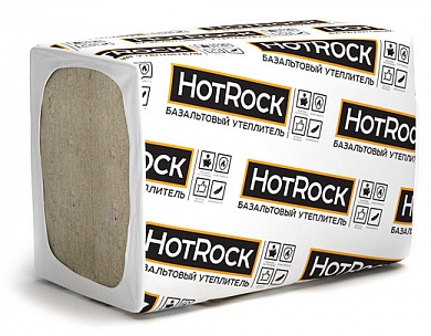 Тепло-звукоизоляция HotRock Блок 600*1200*100 мм. 1 уп =0,288м3/2,88 м2. Цена за уп.