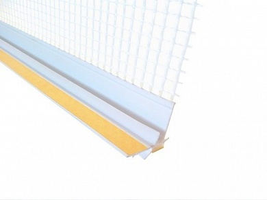 Оконный профиль примыкающий с сеткой 3 м