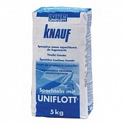 Knauf Uniflott (Унифлот) Шпатлевка гипсовая высокопрочная 5 кг. Латвия.